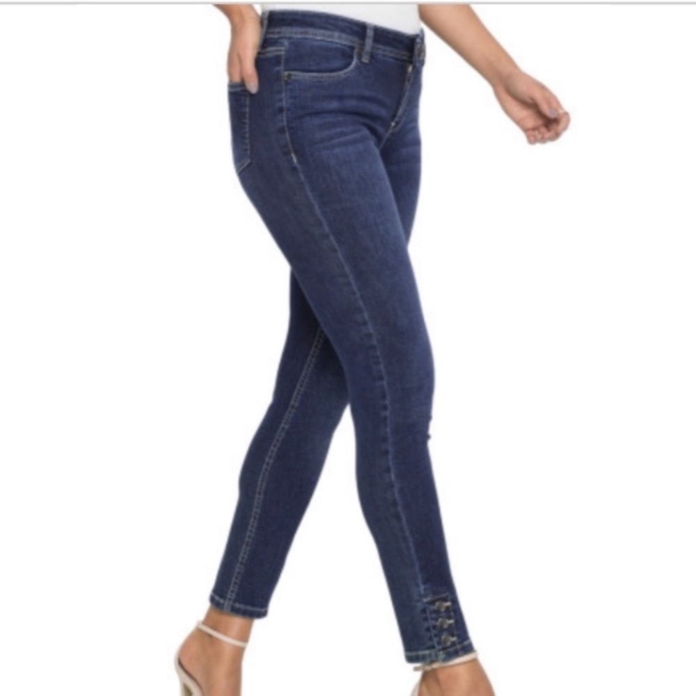 New Dark Blue Wash Jeans Size L and XL